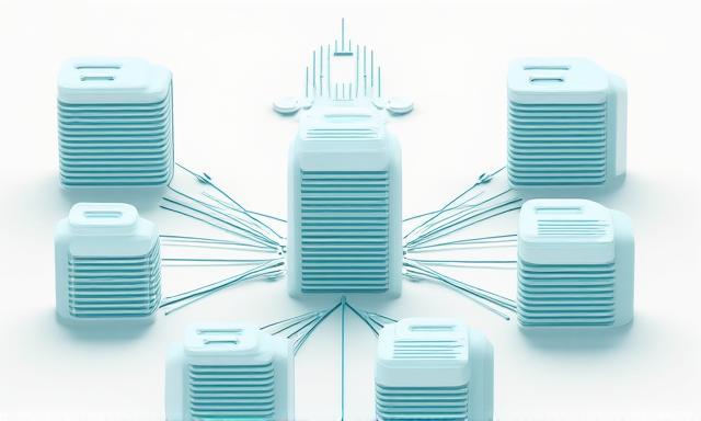 Text documents being processed and categorized by an AI